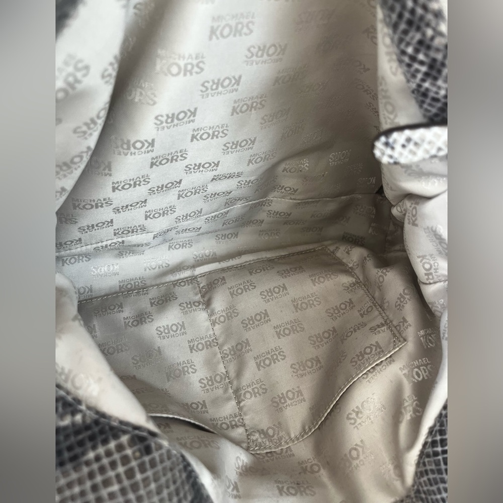 Michael Kors Hamilton Large Python Sectional Bag - image 4